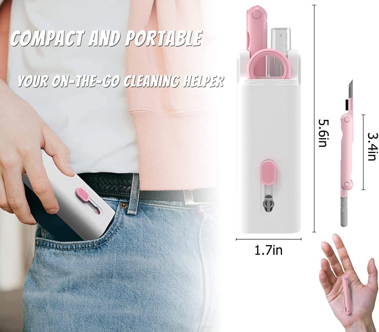 7-in-1 Electronics Cleaner Kit - Keyboard Cleaner kit, Portable Multifunctional Cleaning Tools nmwwyb-dg