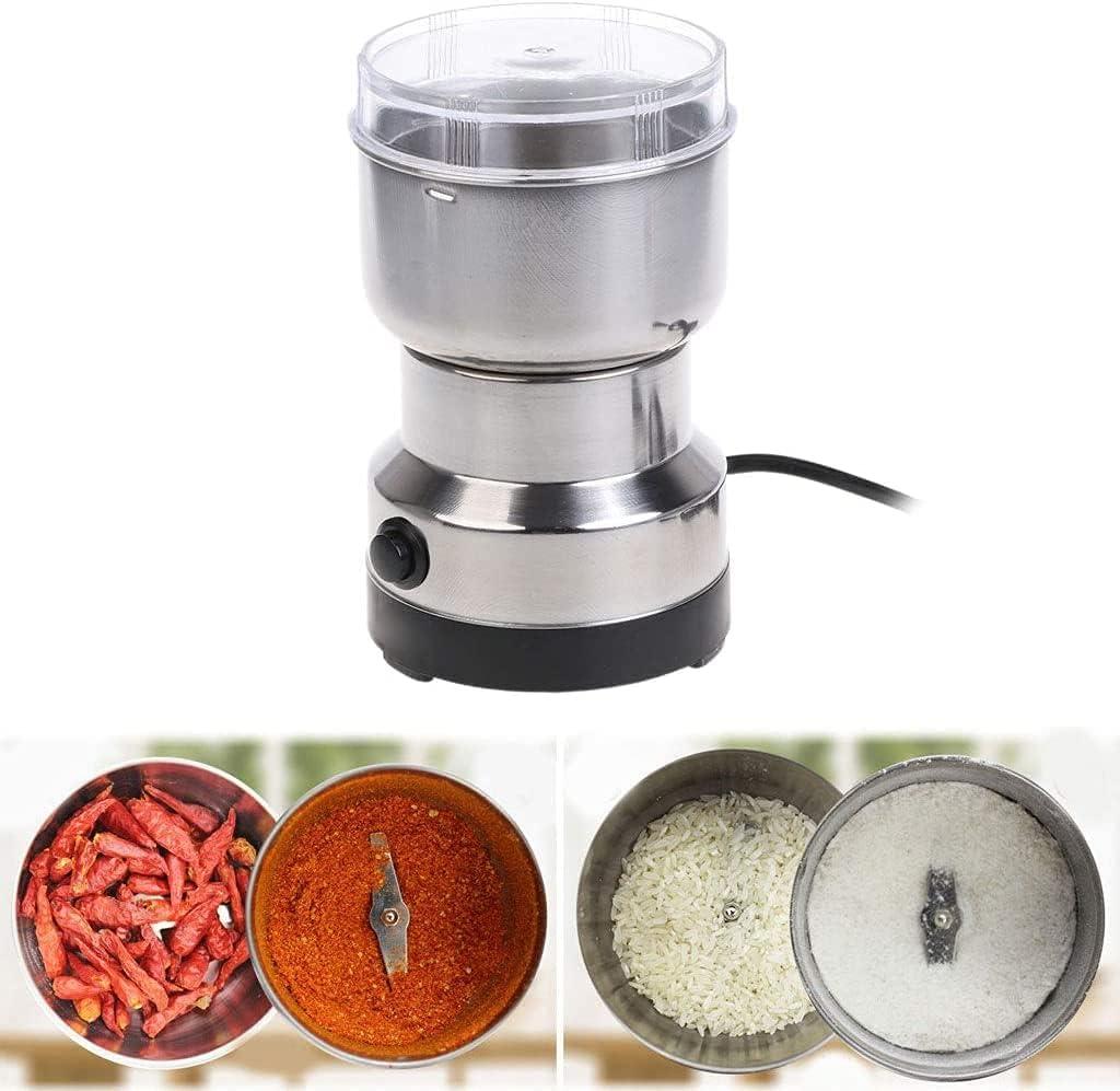 Electric Smash Machine, Multifunction Small Food Grinder Grain Grinder, Portable Coffee Bean Grinder nmwwyb-dg