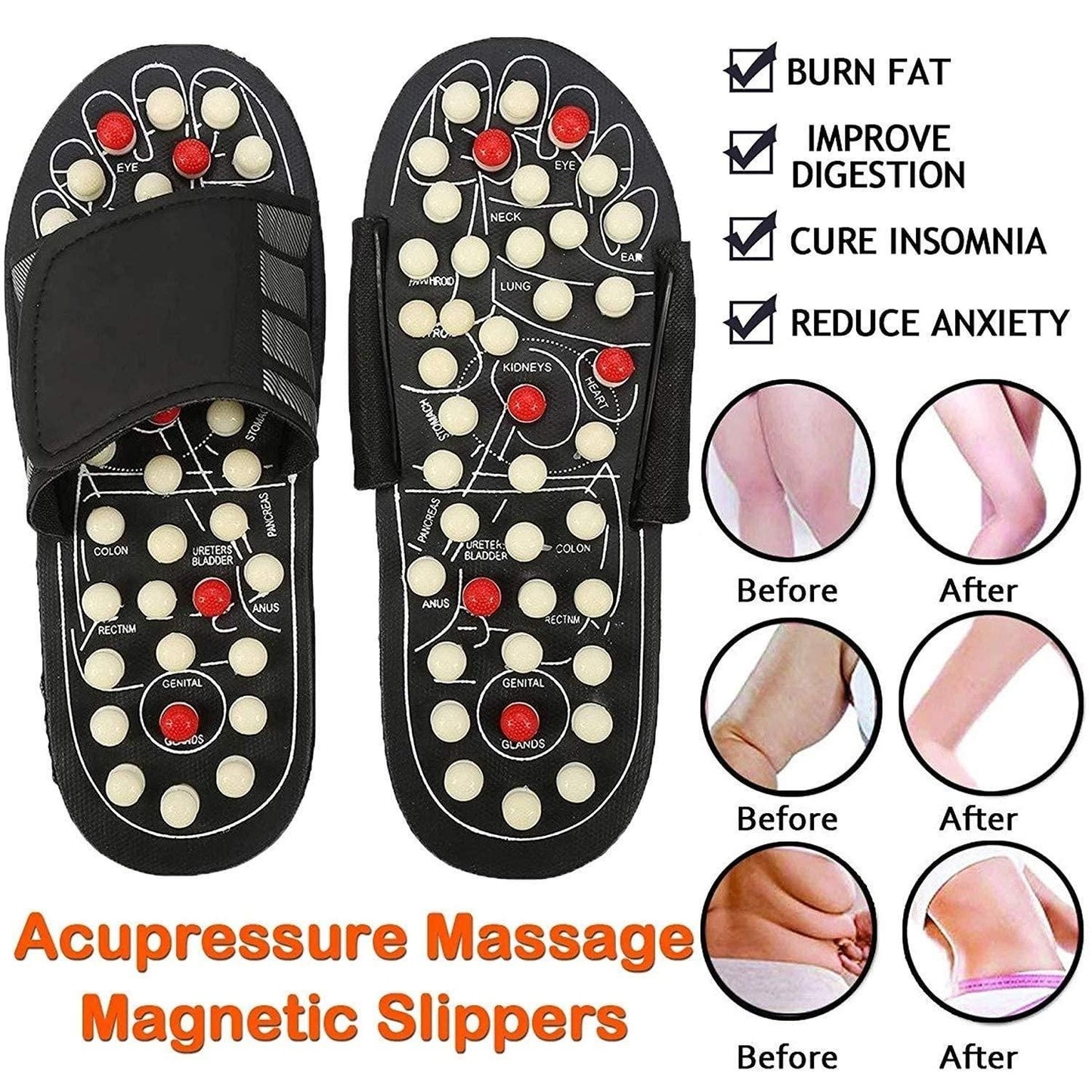 Acupressure Foot Relaxer Massager Slipper nmwwyb-dg