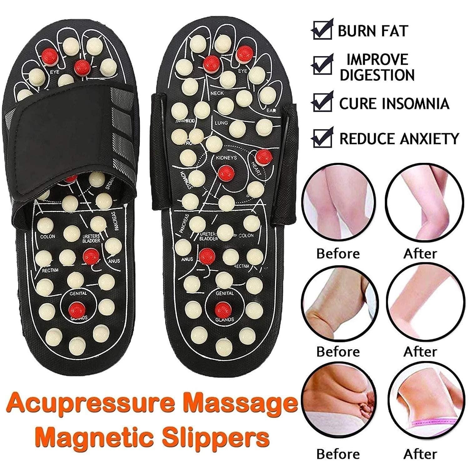 Acupressure Foot Relaxer Massager Slipper nmwwyb-dg