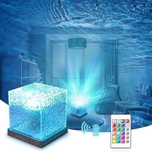 Rotating Water Ripple Night Light Aura Lamp nmwwyb-dg