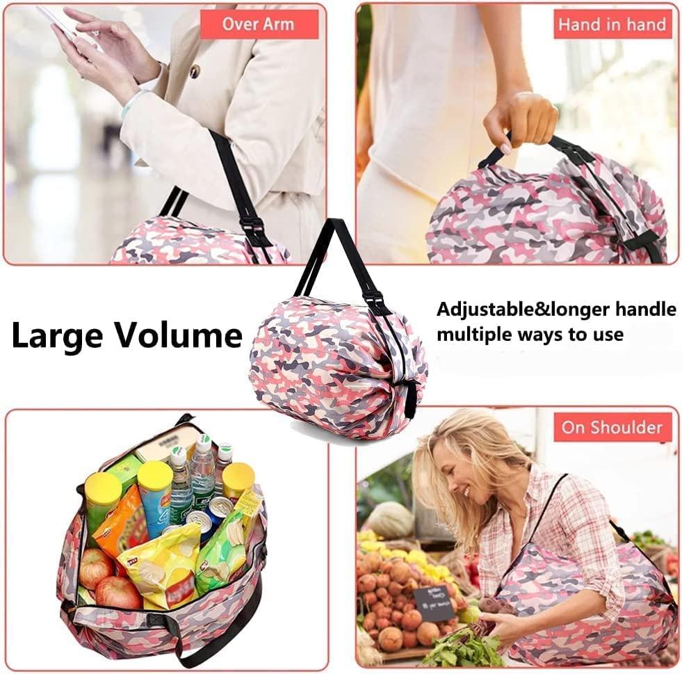 Two Pieces Foldable Shopping Bag nmwwyb-dg