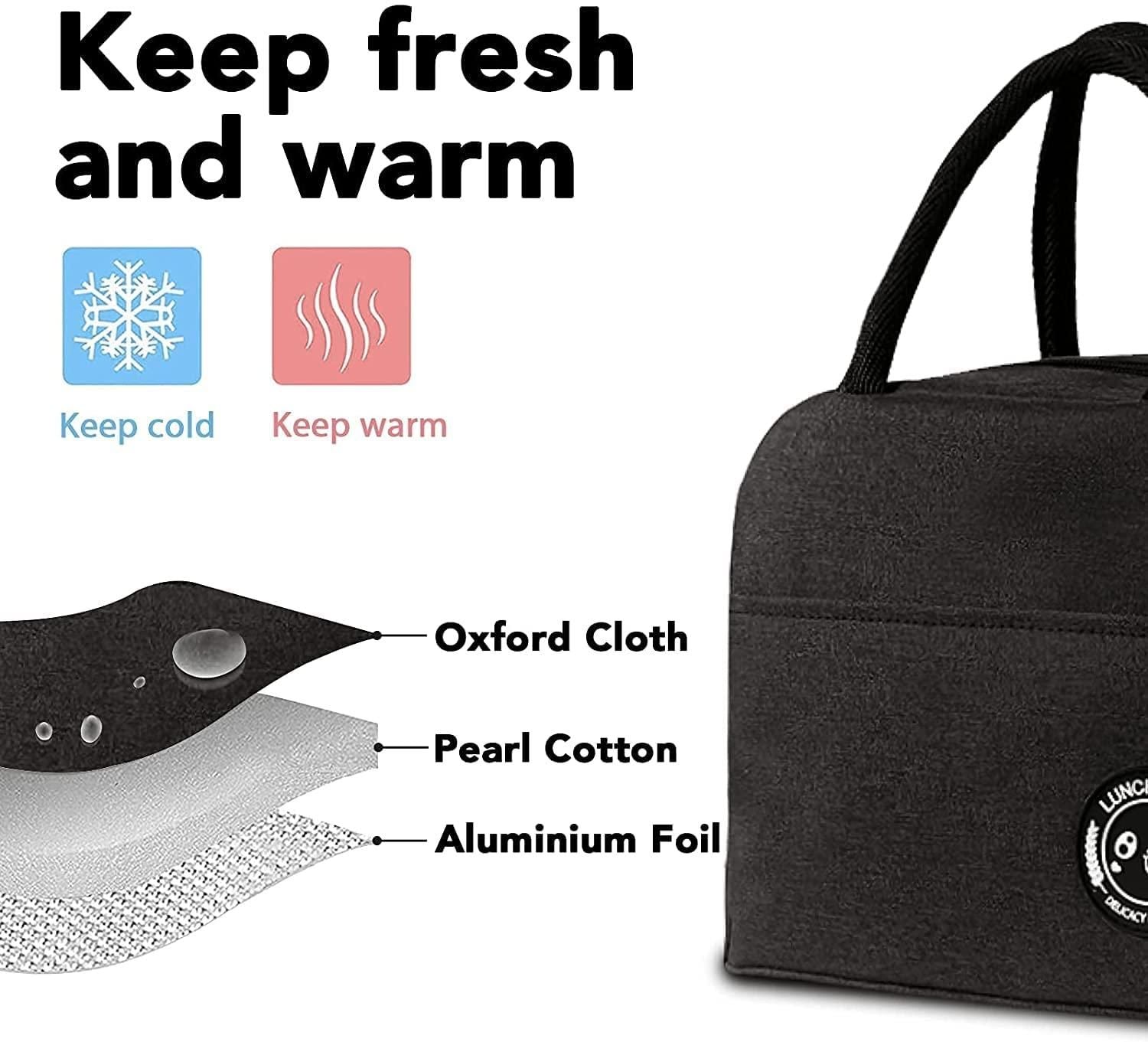 Insulated Portable and Reusable Lunch Bag nmwwyb-dg
