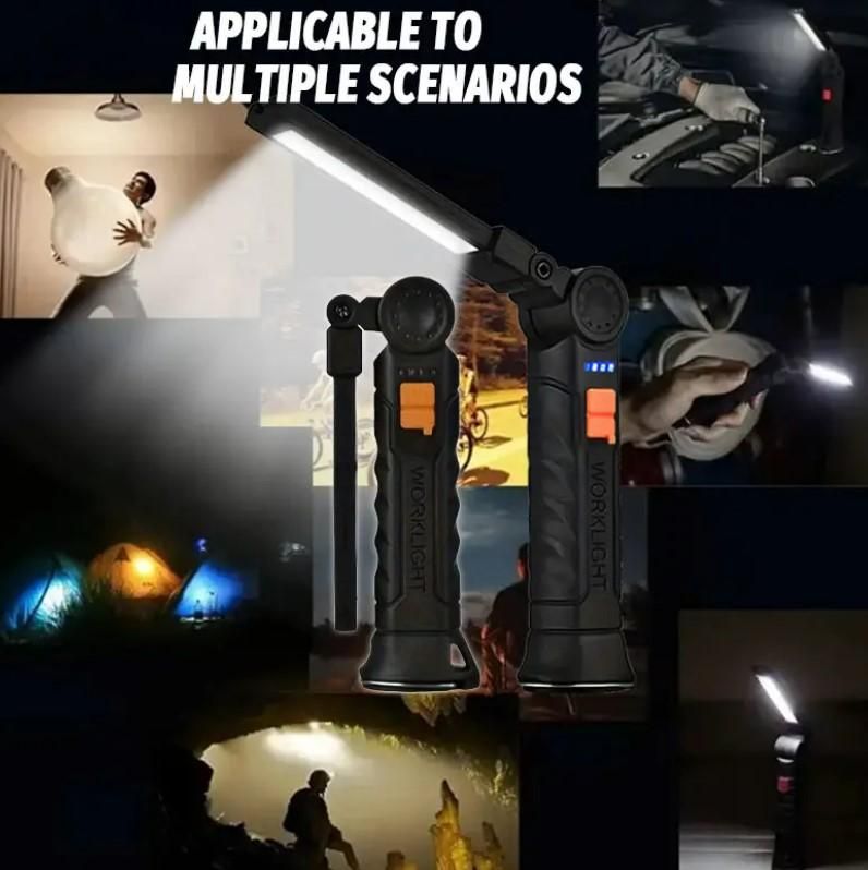 Magnetic LED COB Light USB Rechargeable nmwwyb-dg