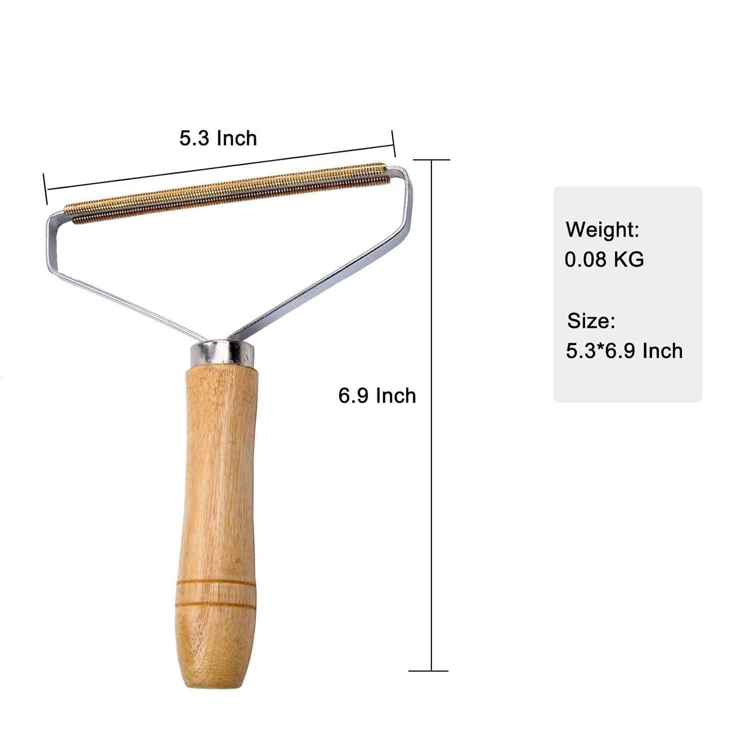 Lint Remover Wooden Body Clothes Pack of 2 nmwwyb-dg