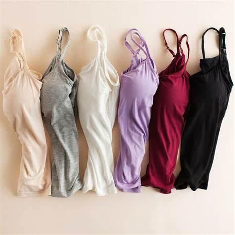 Women's Loose Cami with Built-in Tank Top (Pack of 2) nmwwyb-dg