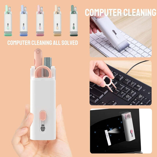 7-in-1 Electronics Cleaner Kit - Keyboard Cleaner kit, Portable Multifunctional Cleaning Tools nmwwyb-dg