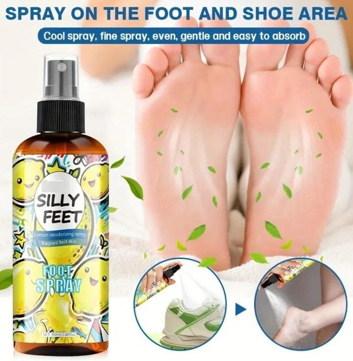 Silly Feet Foot Spray - Lemon 100ml (Pack of 2) nmwwyb-dg