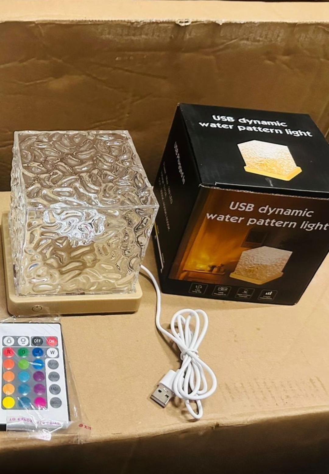 Rotating Water Ripple Night Light Aura Lamp nmwwyb-dg