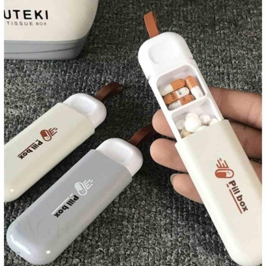 Three-Compartment Small Pill Organizer Box nmwwyb-dg