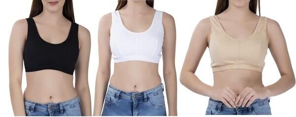 Womens Multicolor Air Bra (Pack of 3) nmwwyb-dg
