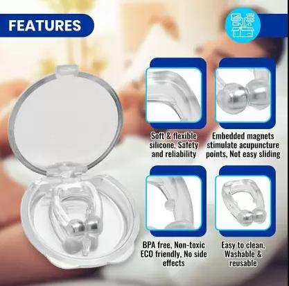 Anti Snoring Nose Clip Device for Men Women Nasal Strips Stops Snoring Stopper Anti-snoring Device (Nose Clip) nmwwyb-dg