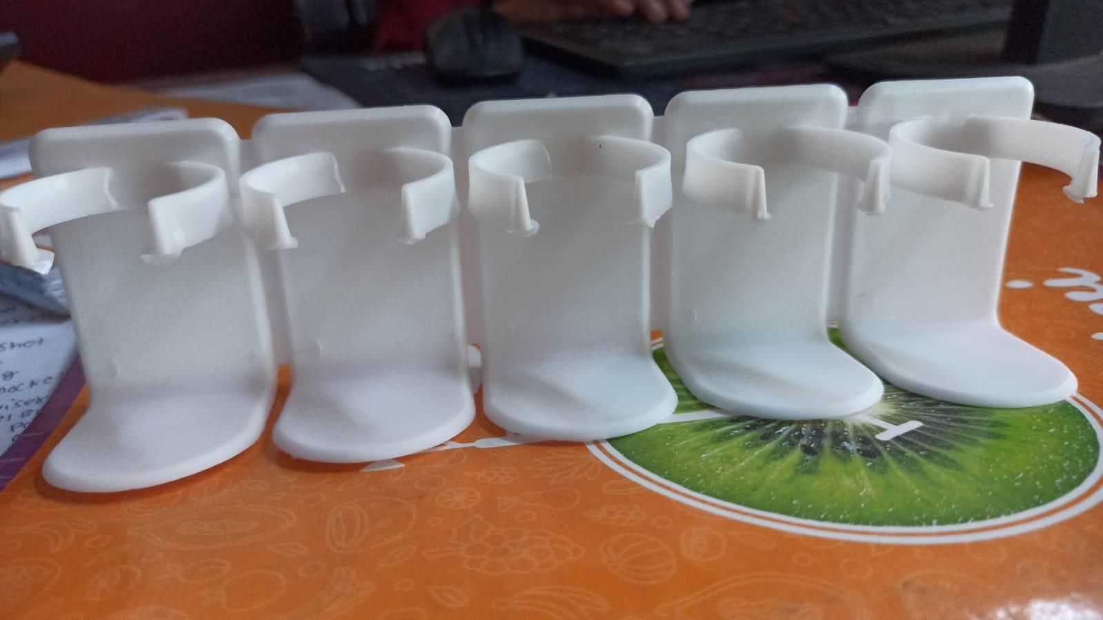 5 Grid Plastic Cosmetic Organiser No Punching Cuttable Storage Holder (Pack of 2) nmwwyb-dg