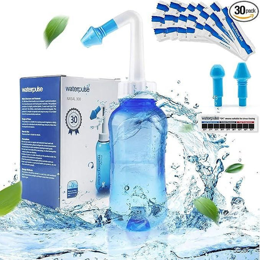 Neti Pot for Sinus Cleaning | BPA-Free Nose Wash Cleaner for Adults & Kids nmwwyb-dg