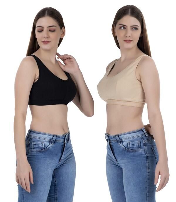 Womens Multicolor Air Bra (Pack of 3) nmwwyb-dg