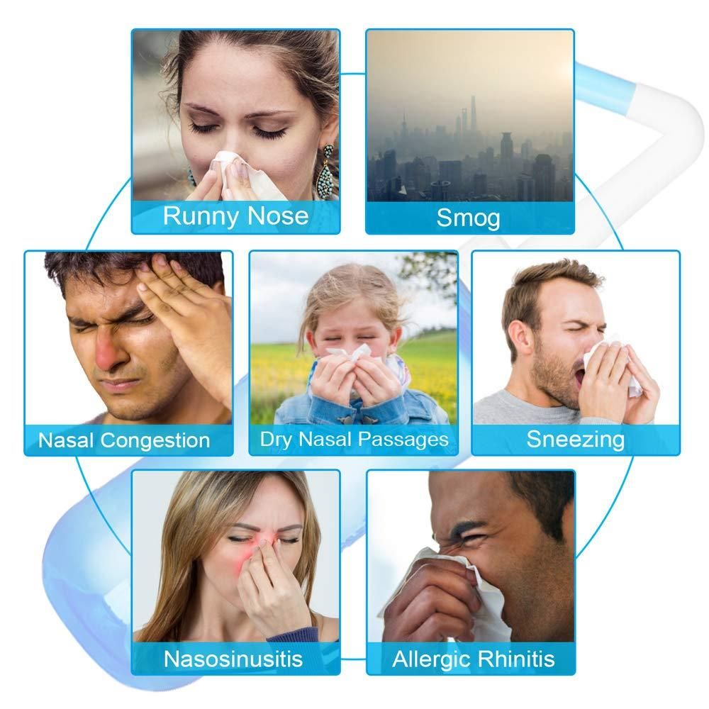 Neti Pot for Sinus Cleaning | BPA-Free Nose Wash Cleaner for Adults & Kids nmwwyb-dg